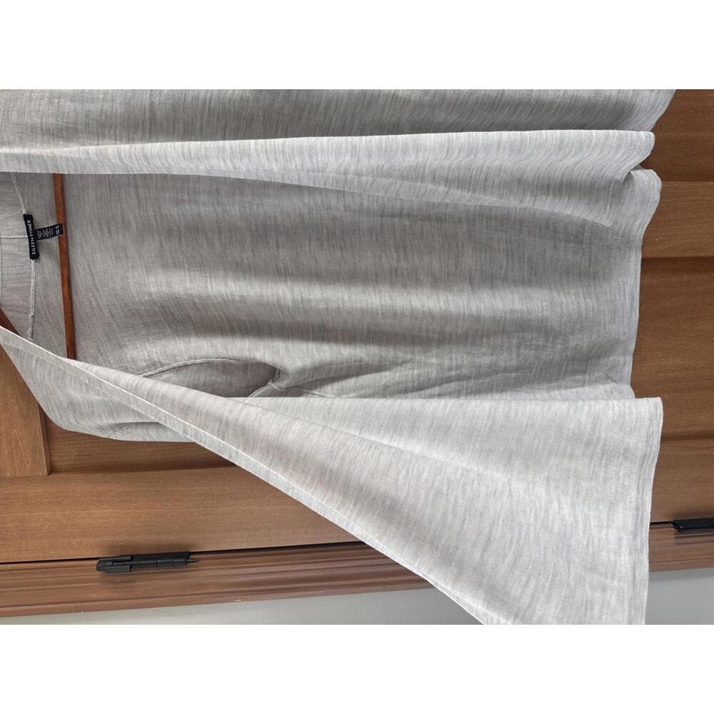 Eileen Fisher 100% Fine Merino Wool Open Front Cardigan Sweater Grey Women’s XL - Picture 11 of 13